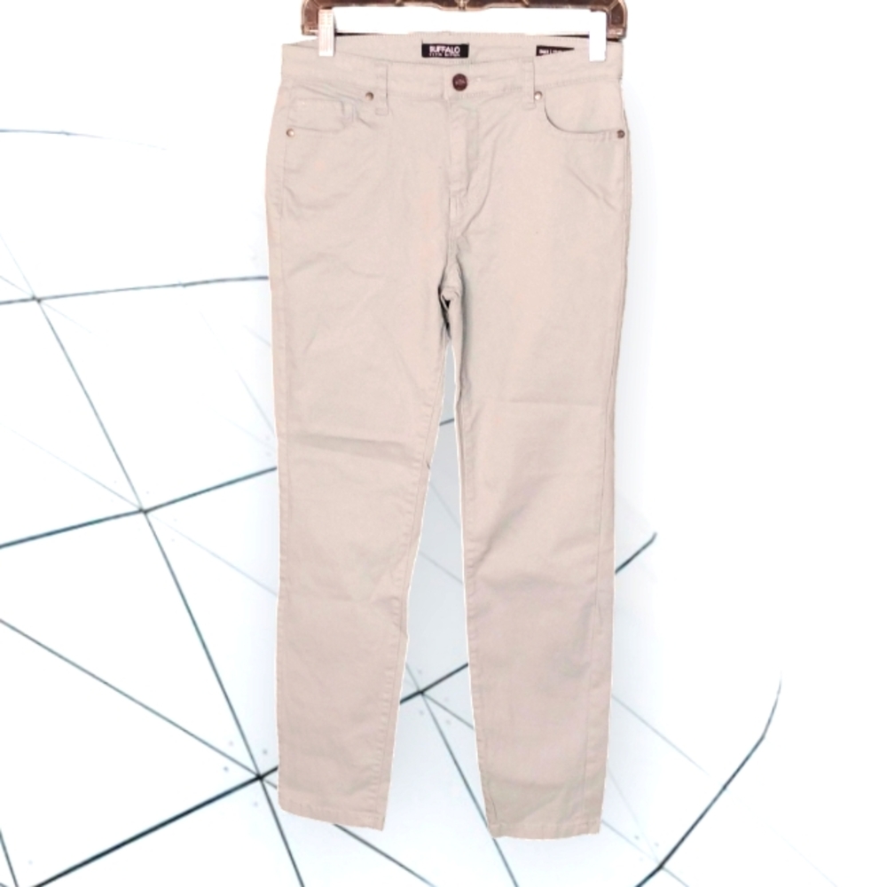 BUFFALO DAVID BRITTON Daily Light Blue Denim Mid Rise Stretch Skinny Ankle Jeans